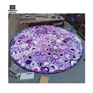 Custom Agate Semi Precious Stone Slab