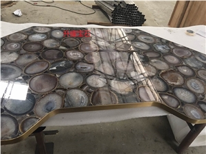 Custom Agate Tiles for Hotel&Villa Project Design