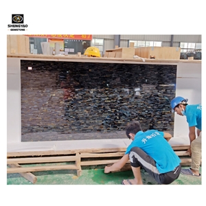 Custom Blue Tiger Eye Stone Slab
