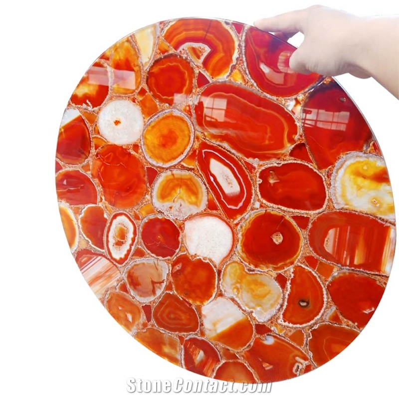 Custom Natural Agate Countertop Table Top