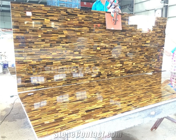 Custom Polished Wall Natural Gemstone Slab