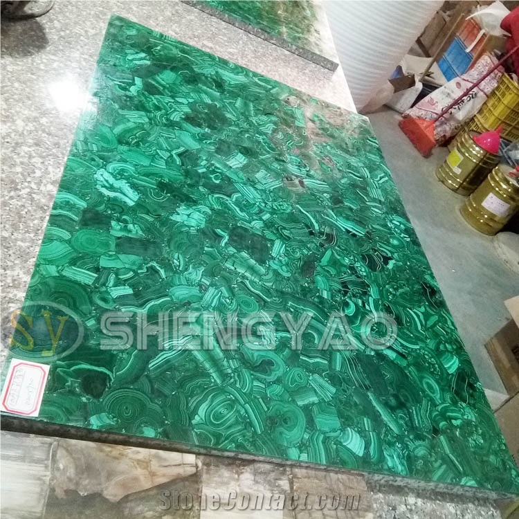 Custom Size Shape Semi Precious Stone Slab