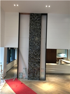 Gemstone Slab Natural Solid Grey Agate Slab