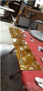 Gemstone Yellow Agate Yellow Onyx Wall Panels