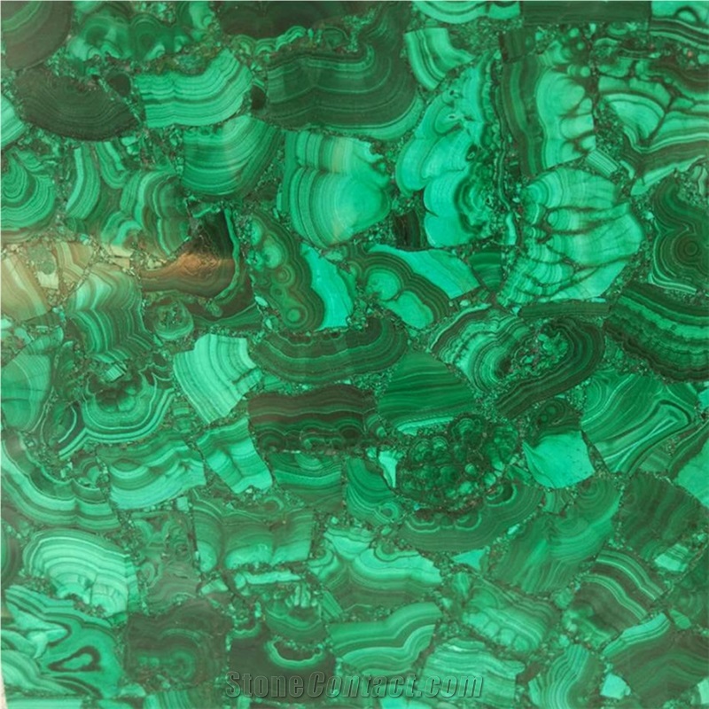 Green Malachite Semi Precious Stone Slabs,Tiles