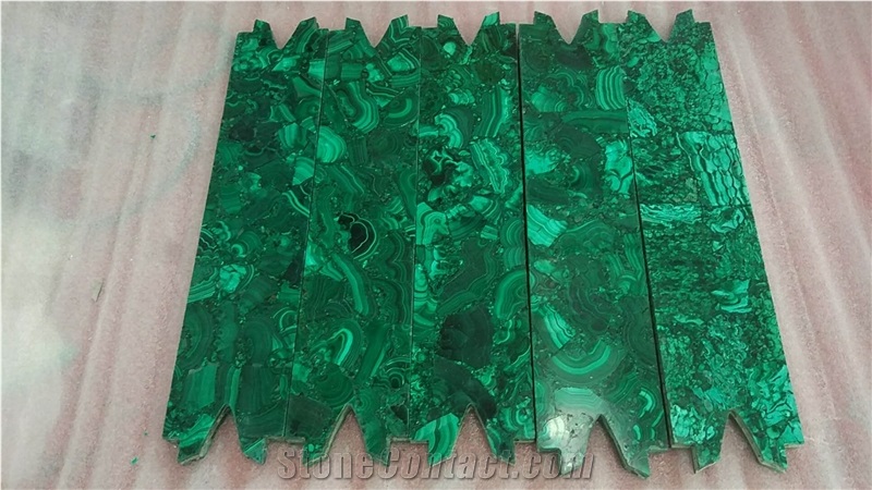 Green Malachite Slab for Villa Decoration