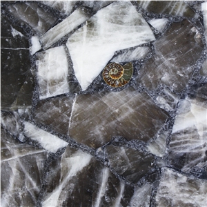 Grey Smoky Quartz Semiprecious Stone