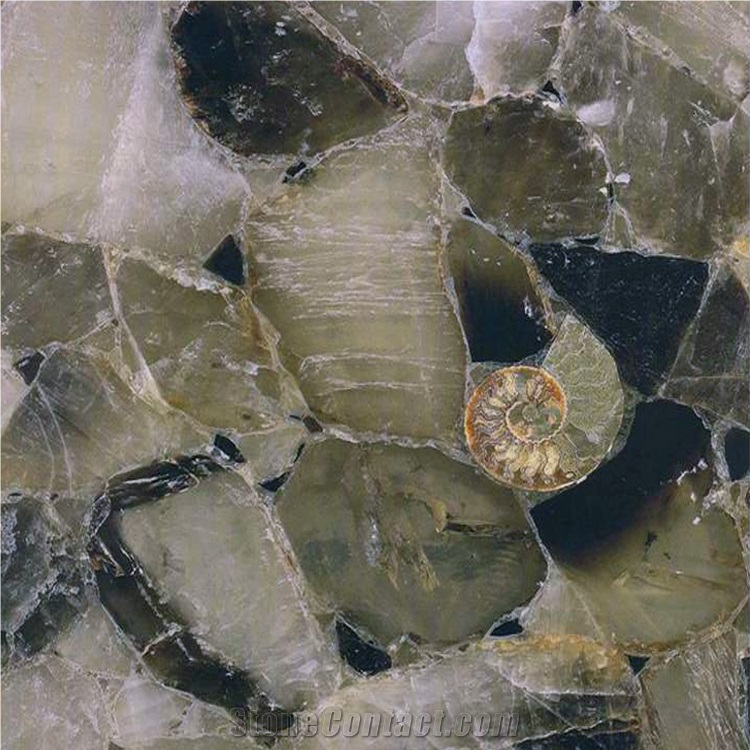 Grey Smoky Quartz Semiprecious Stone
