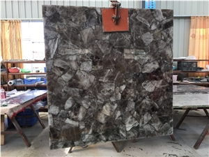 Grey Smoky Quartz Semiprecious Stone
