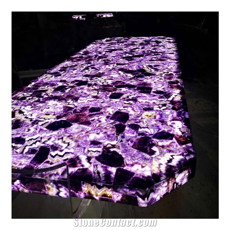 High Quality Amethyst Dining Table