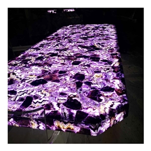 High Quality Amethyst Dining Table