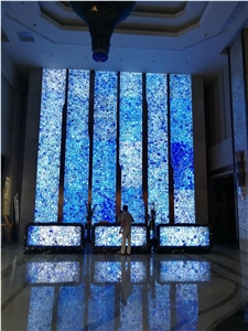 Hot Sell Brazil Agate Blue Marble Slab and Tile