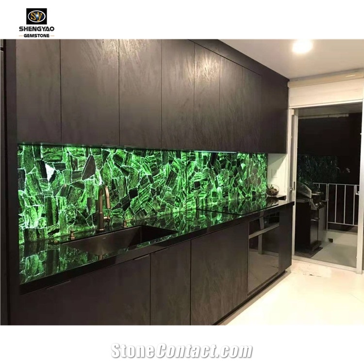 Kitchen Design Green Luxury Kitchen Wall