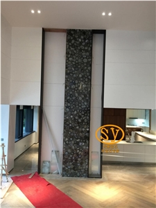 Light Grey Granite Beige Agate Slab