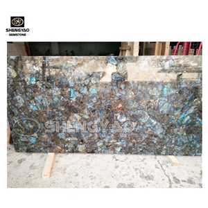 Luxury Composite Semi Precious Stone Slab for Sale