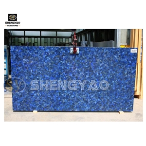 Luxury Composite Semi Precious Stone Slab for Sale