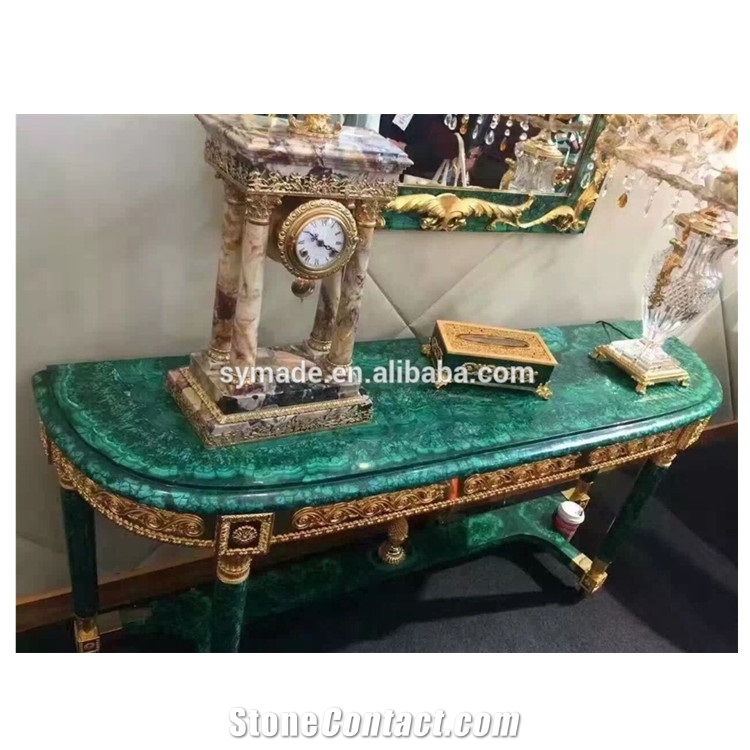 Malachite Console Table Special Design