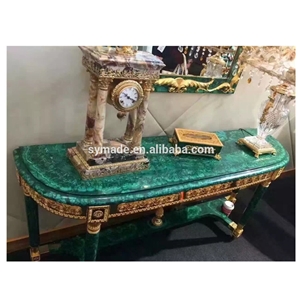 Malachite Console Table Special Design