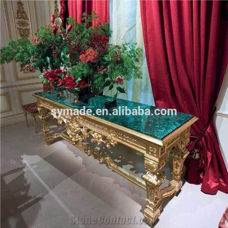 Malachite Console Table Special Design