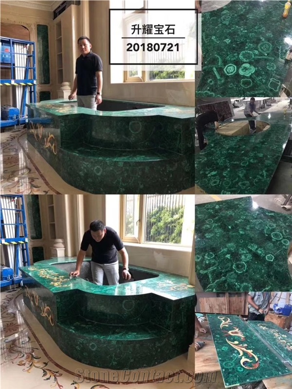 Malachite Green Wall Panels
