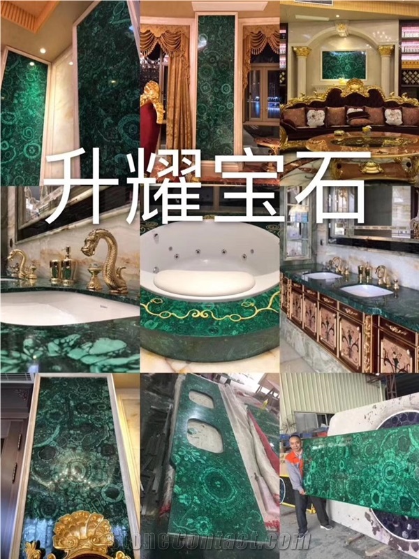 Malachite Green Wall Panels