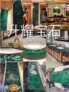 Malachite Green Wall Panels