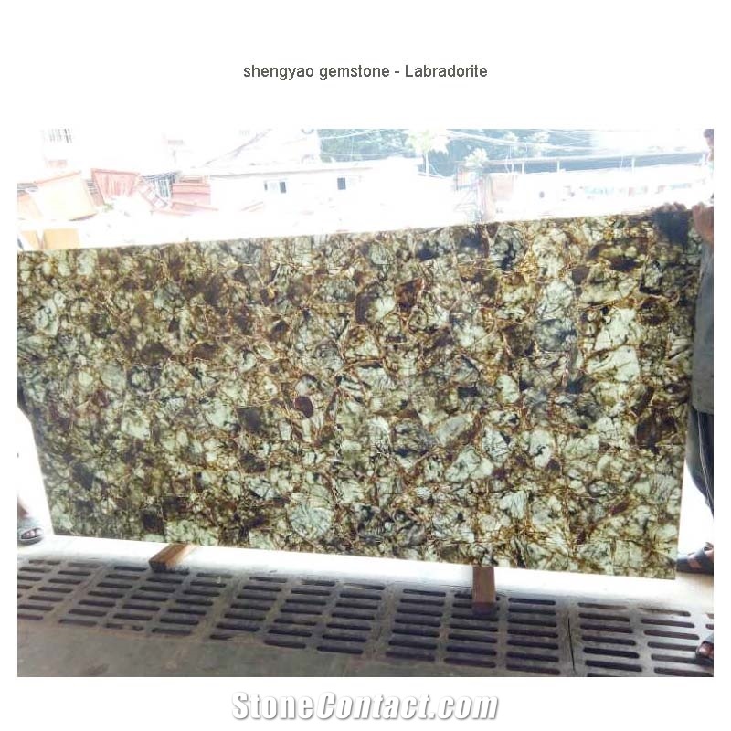 Natural Gemstone Labradorite Slabs