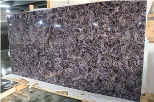 Natural Purple Onyx Amethyst Stone Slab