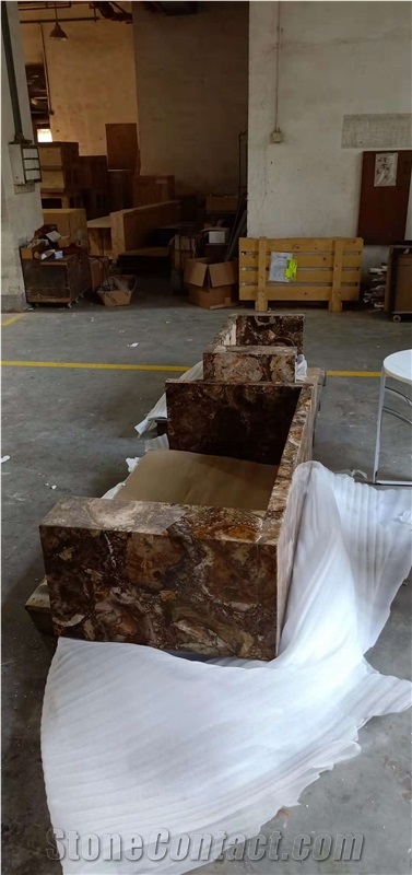 Polished Petrified Wood Stone for Desk Tops