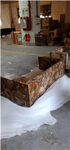 Polished Petrified Wood Stone for Desk Tops