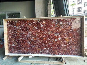 Red Agate Red Slab Wall Tiles