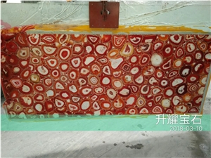 Red Agate Red Slab Wall Tiles