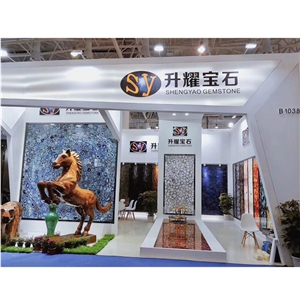 White Agate Panels for Decoration