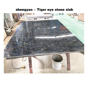 Wholesale Gem Tiger Eye Stone Big Slab