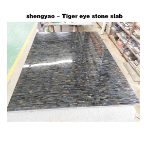 Wholesale Gem Tiger Eye Stone Big Slab