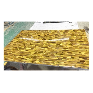 Yellow Tiger Eye Semi Precious Stone Tiles