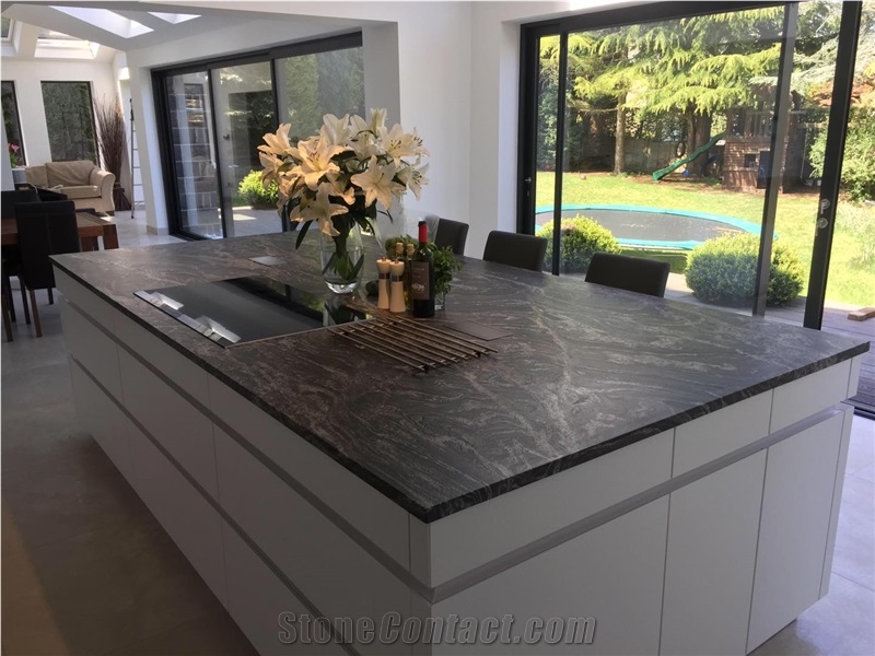 Black Calacatta Quartz Countertop