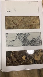 Hot Colour Quartz Stone Kitchen Countertop
