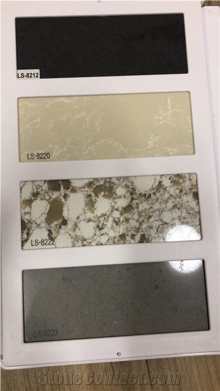 Hot Colour Quartz Stone Kitchen Countertop