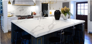 Hot Sale Quartz Stone Slabs,Calacatta White Quartz