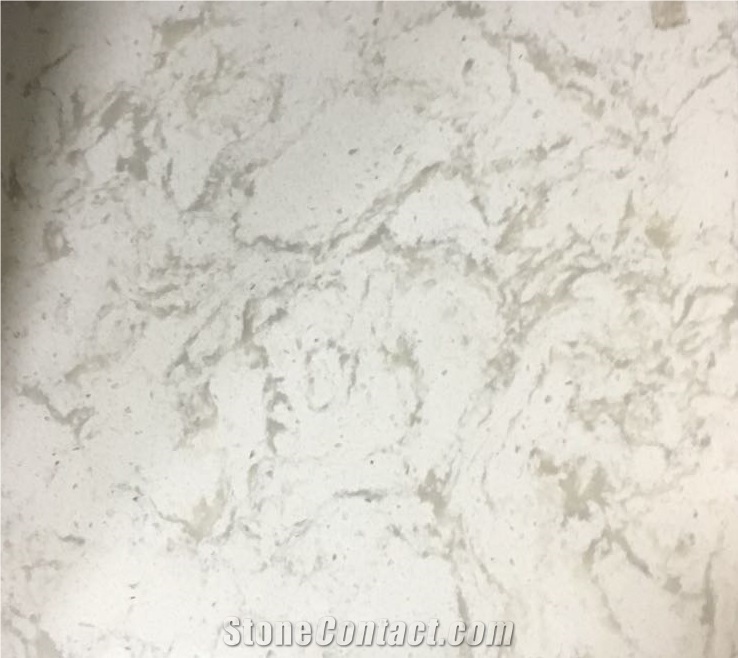 Polished Cement Ash Quartz Slabs