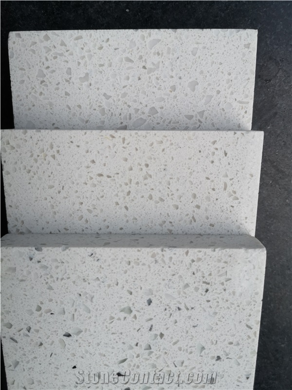 Sugar White Quartz Stone Slabs