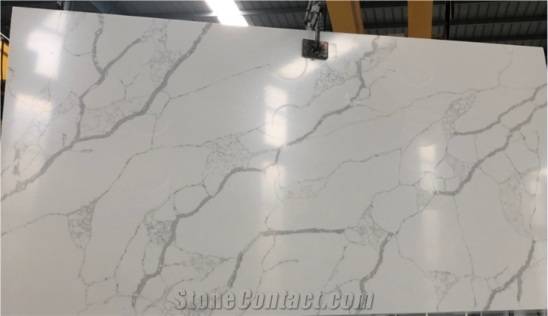 Super White Quartz Slab