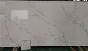 White Calacatta/ Carrara Quartz Slabs