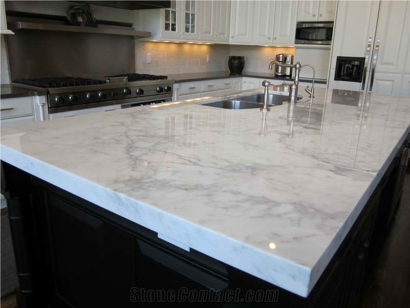 White Calacatta Quartz Countertop