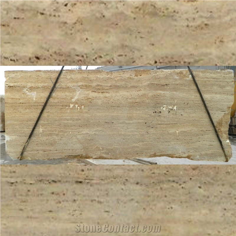 Classic Travertine Block, Turkey Beige Travertine