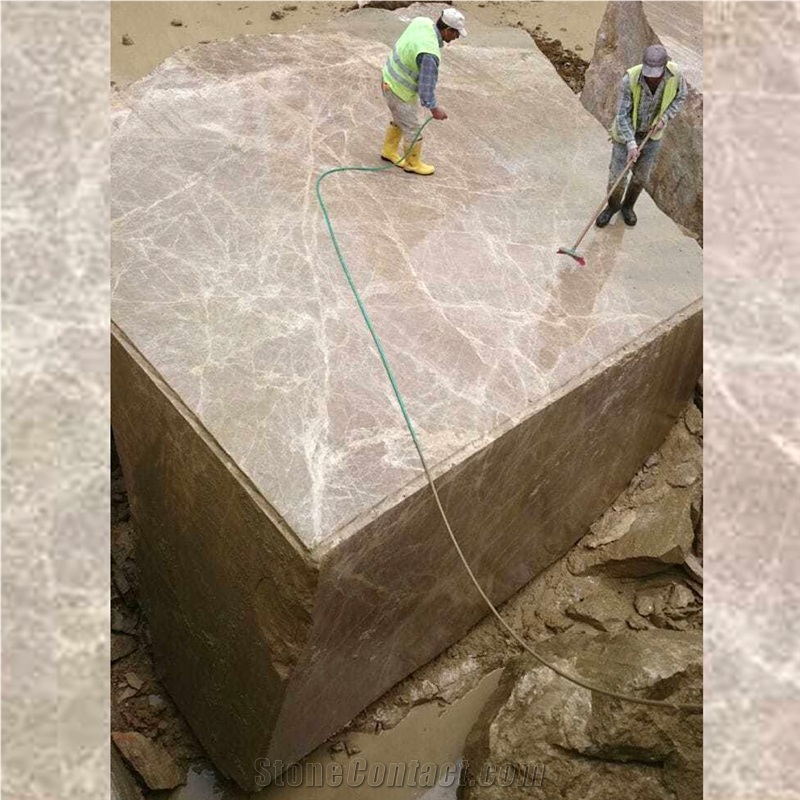 Light Emperador Marble Blocks