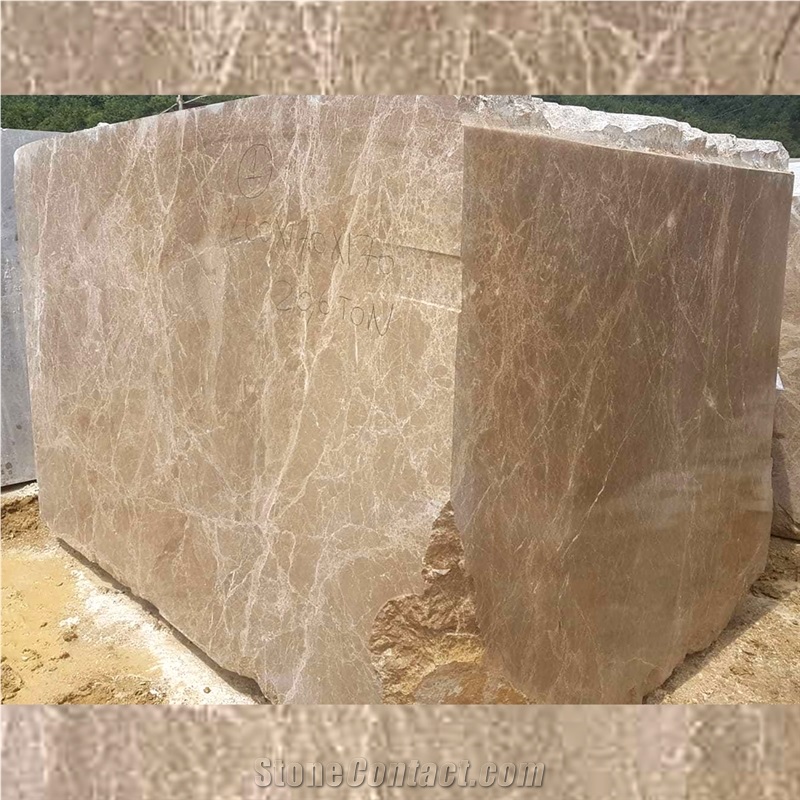 Light Emperador Marble Blocks