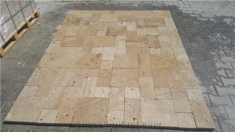 Denizli Travertine Versailles Pattern