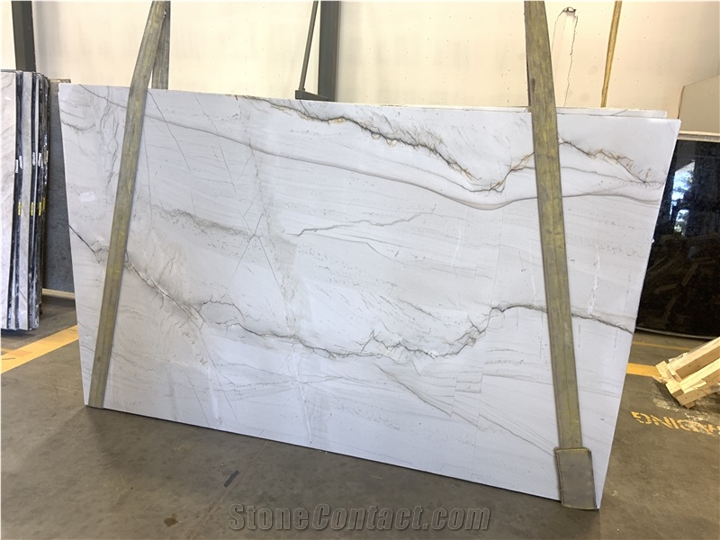 Aria White Quartzite Slab 30mm